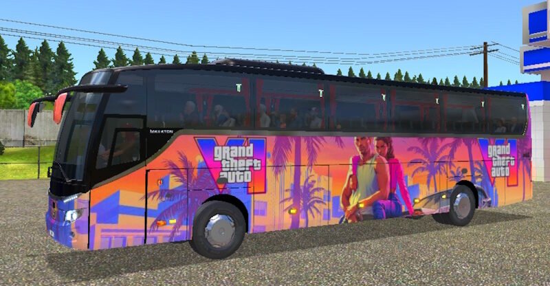 Skin Bus Simulator ultimate Temsa Maraton.