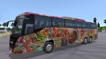 Bus Simulator ultimate Skin Scania Touring.