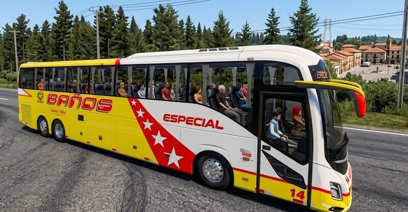 Skins Bus Simulator ultimate Volvo 9800.